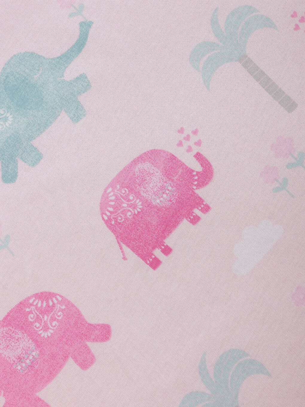 Pembe Baskılı Bebek Battaniyesi-2