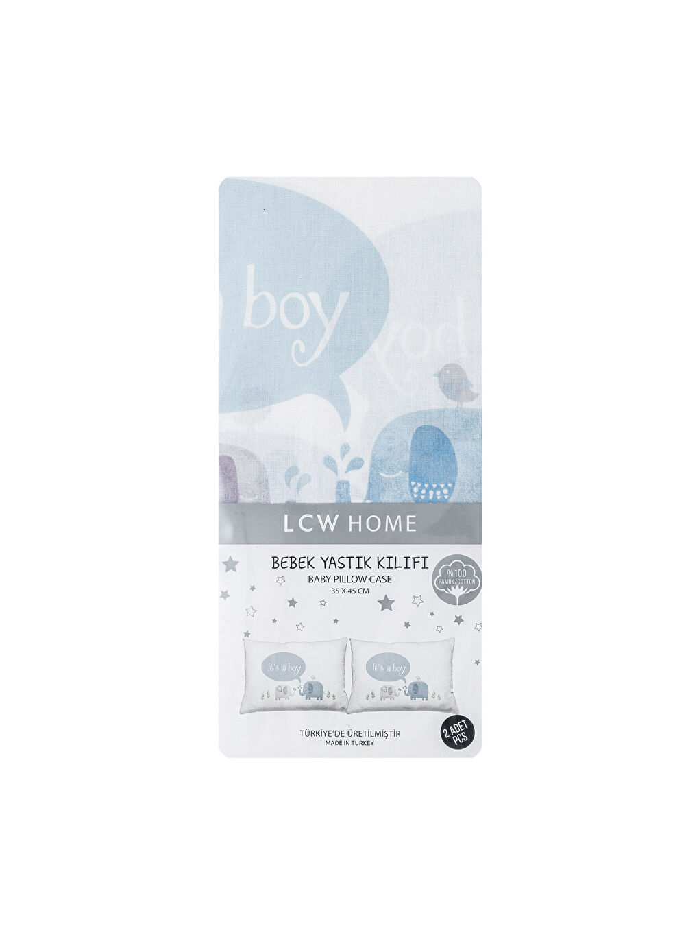 Taie d'oreiller pour bébé BLEU-2