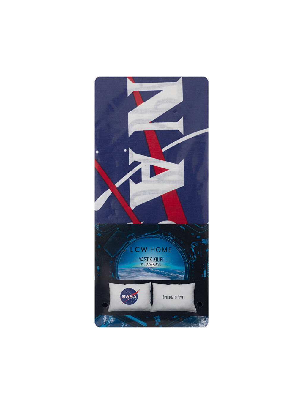 Lacivert Baskılı Çocuk Yastık Kılıfı-3