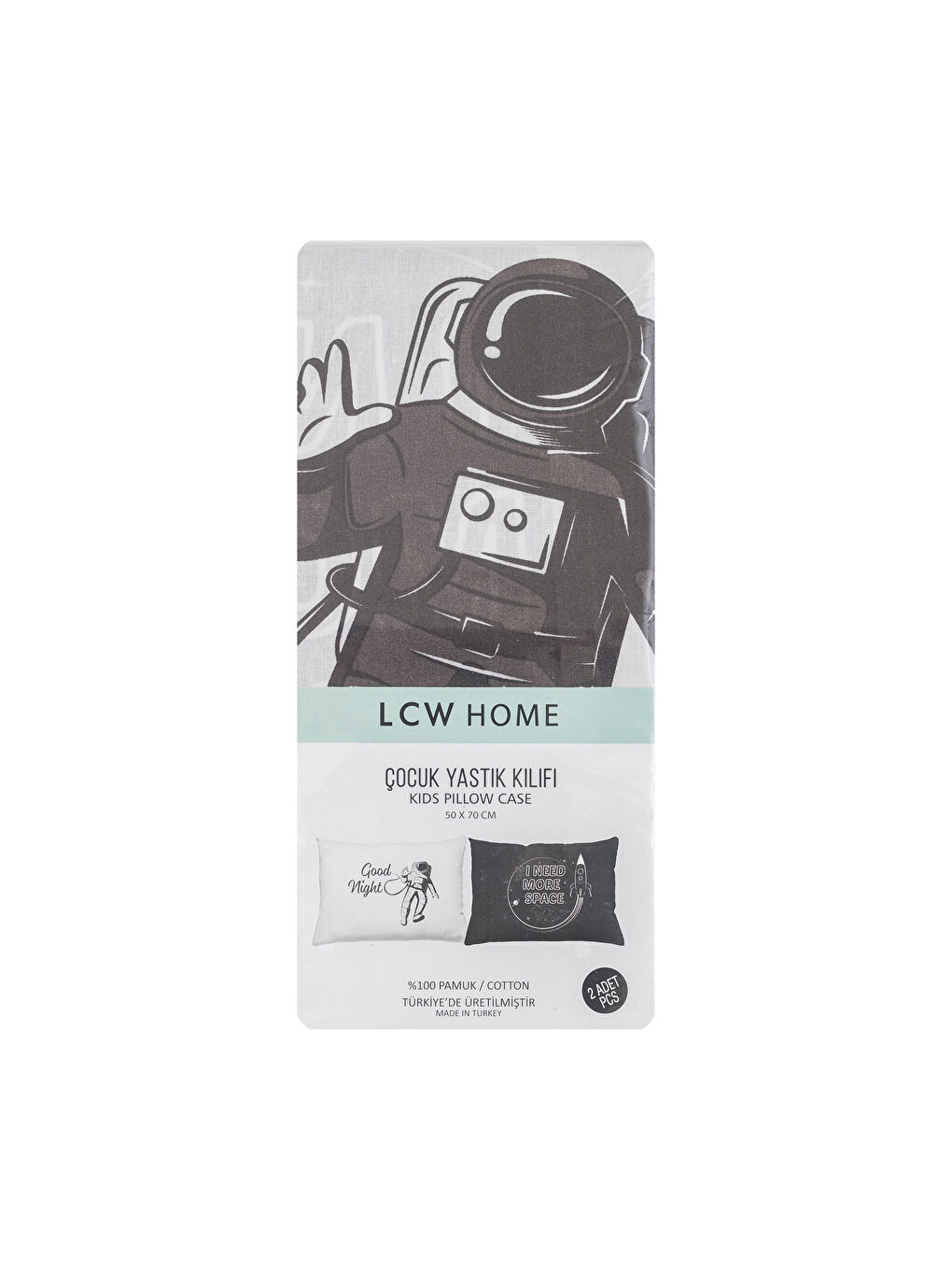 Taie d'oreiller pour enfant NOIR-3