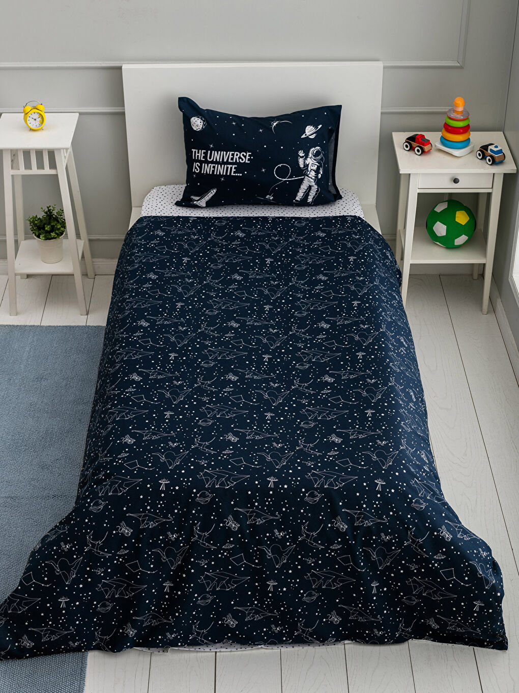 LCW HOME Space Themed Duvet Cover Set -0SI733Z4-LSJ