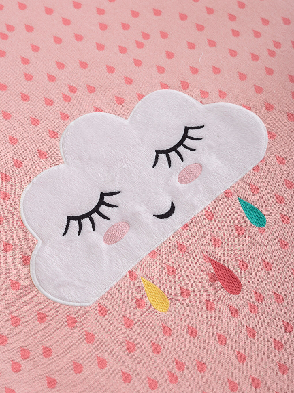 Pembe Baskılı Bebek Battaniyesi-2