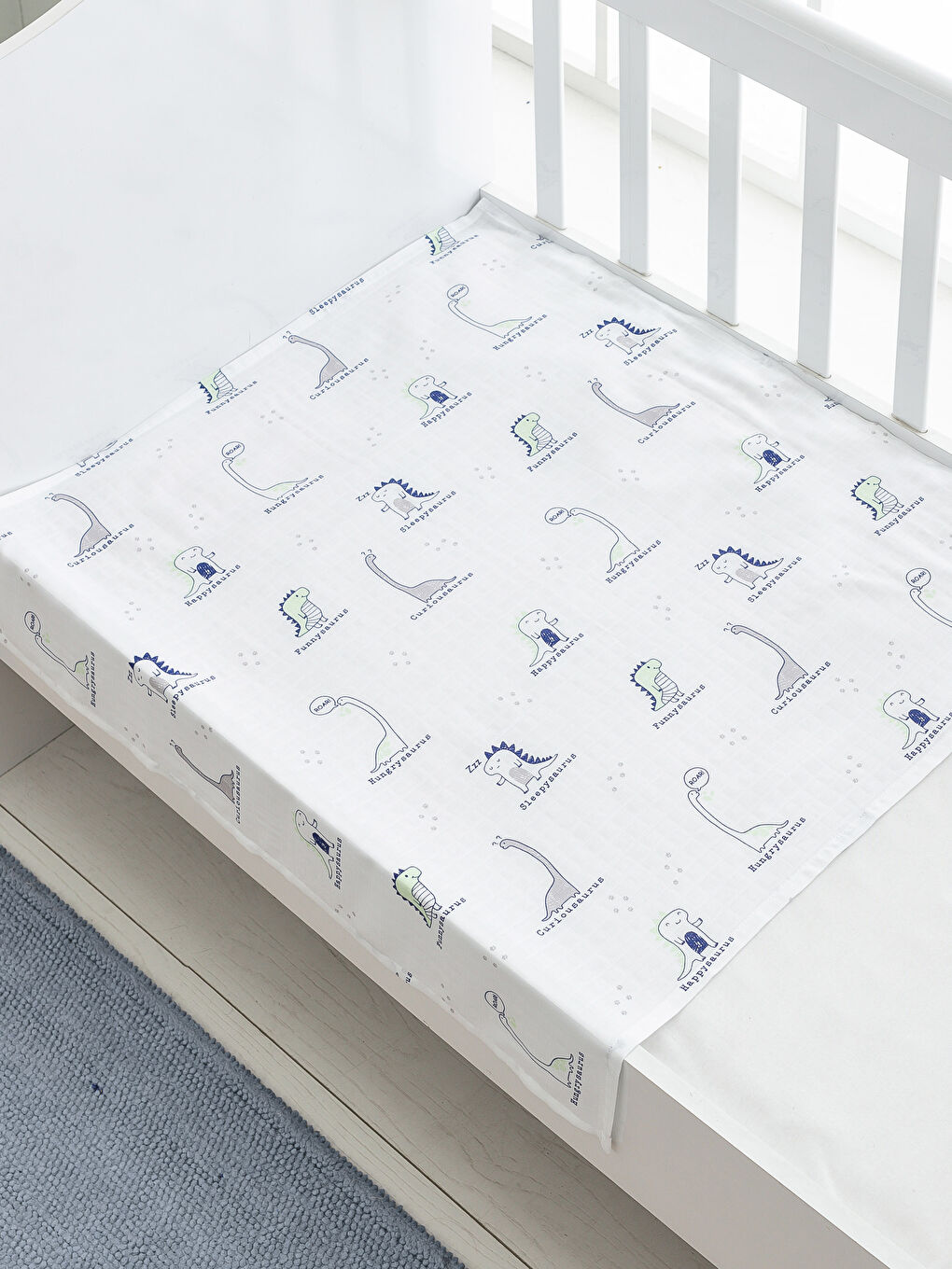 Couverture Mousseline Bébé 85x85 Cm-1