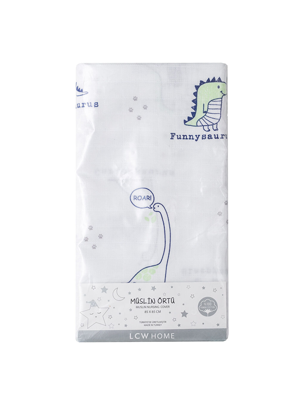 Couverture Mousseline Bébé 85x85 Cm-3