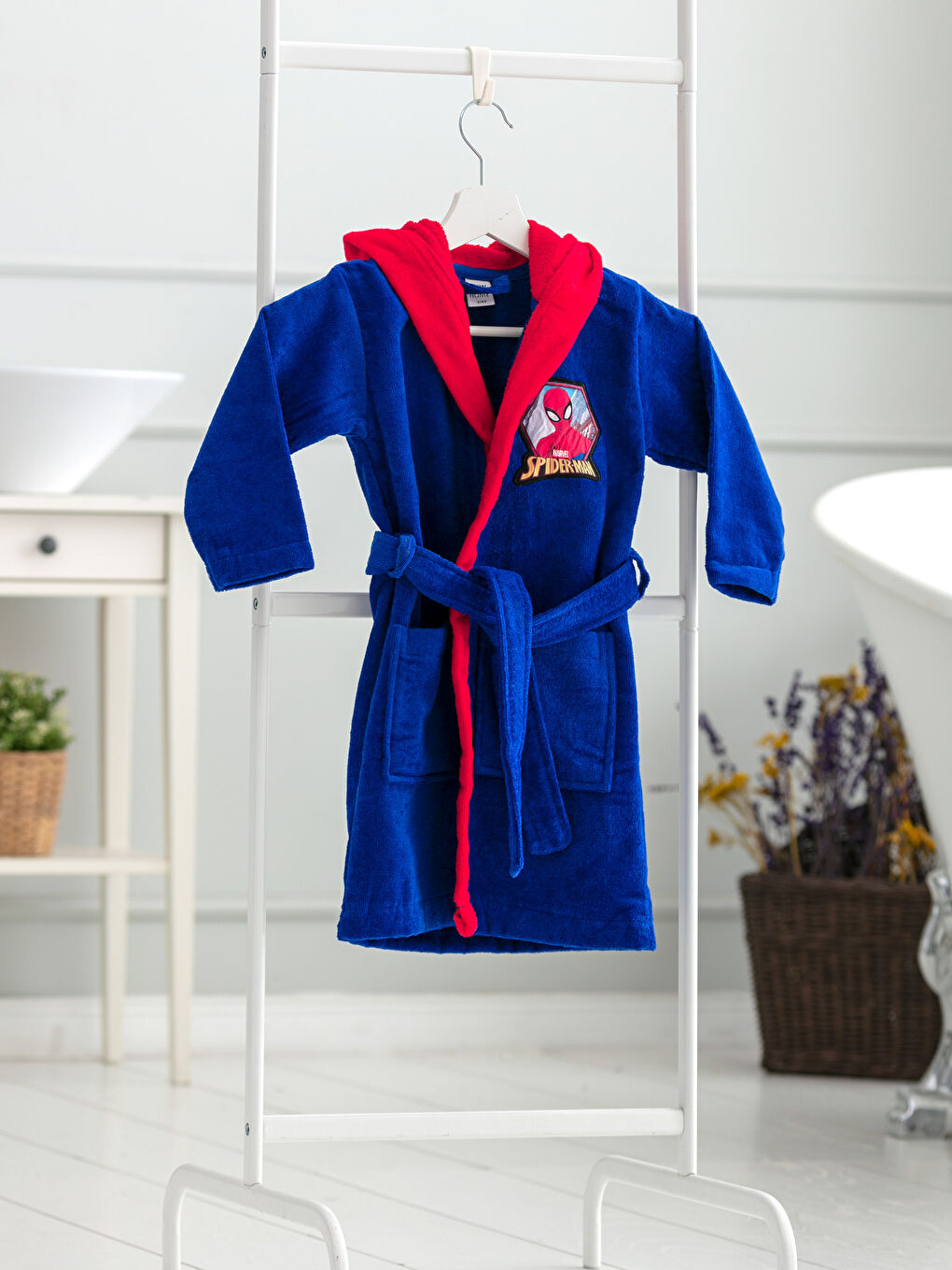 Lacivert Çocuk Bornoz