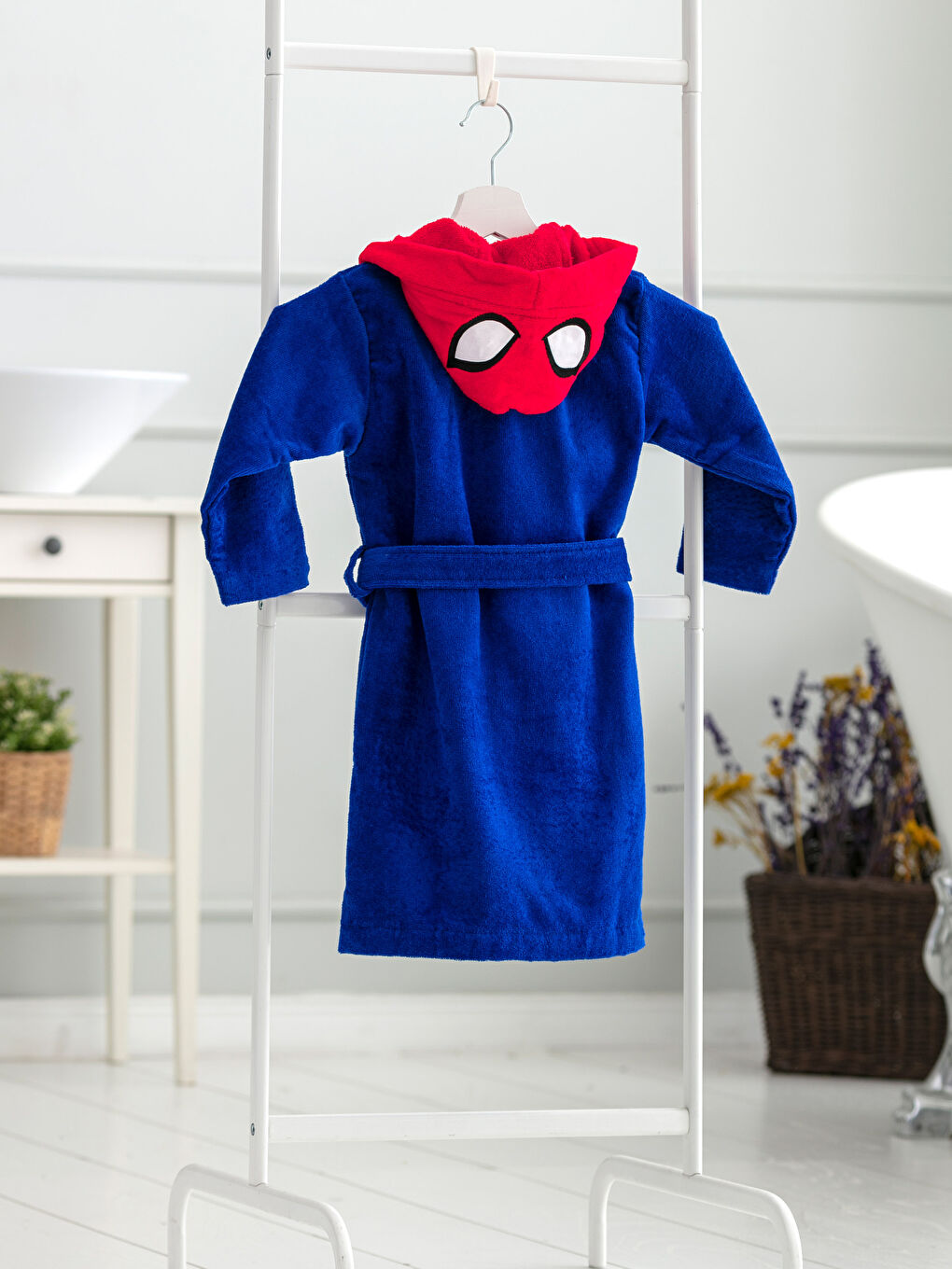 Lacivert Çocuk Bornoz-1