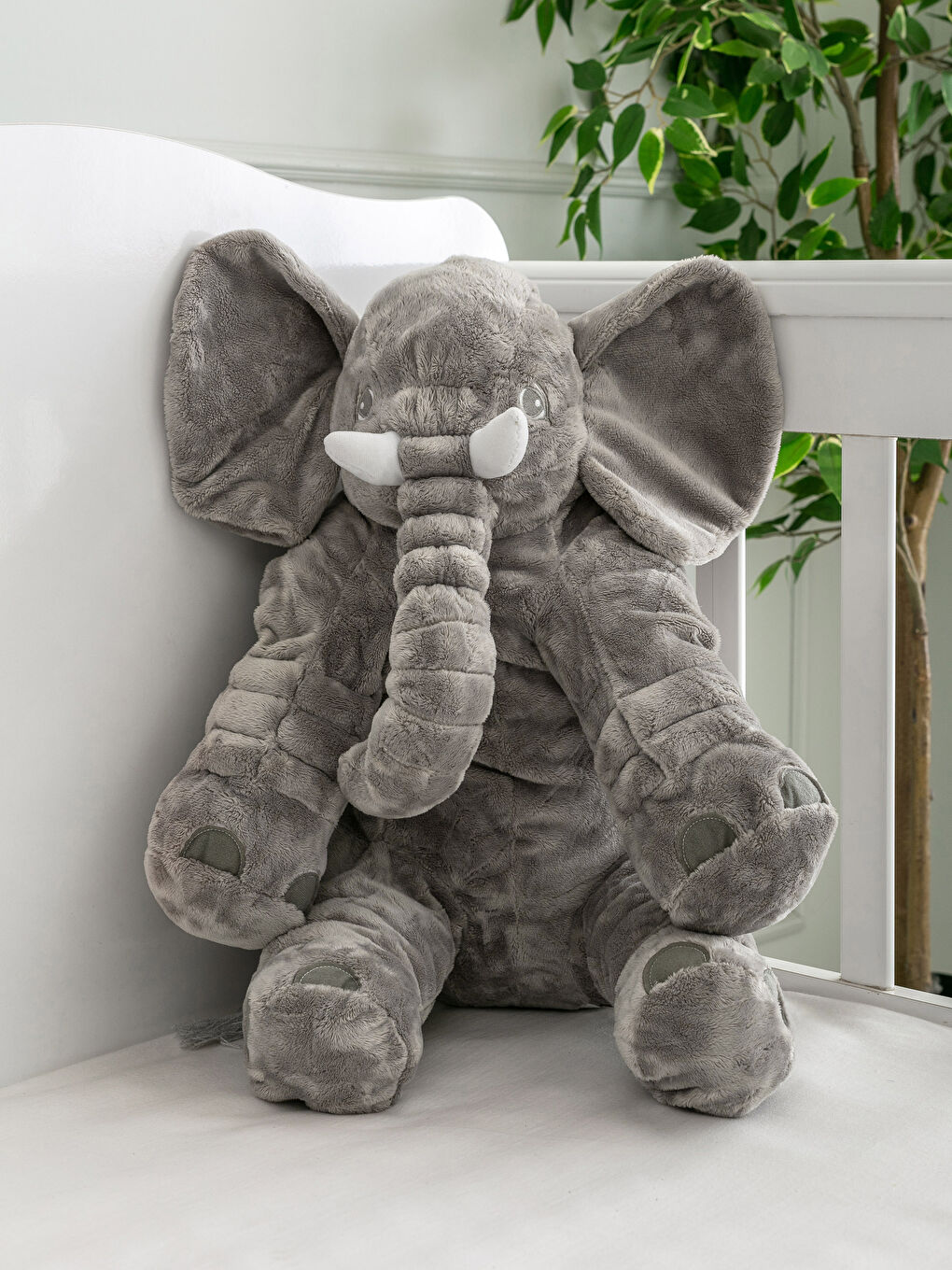 Plush Elephant Throw Pillow
