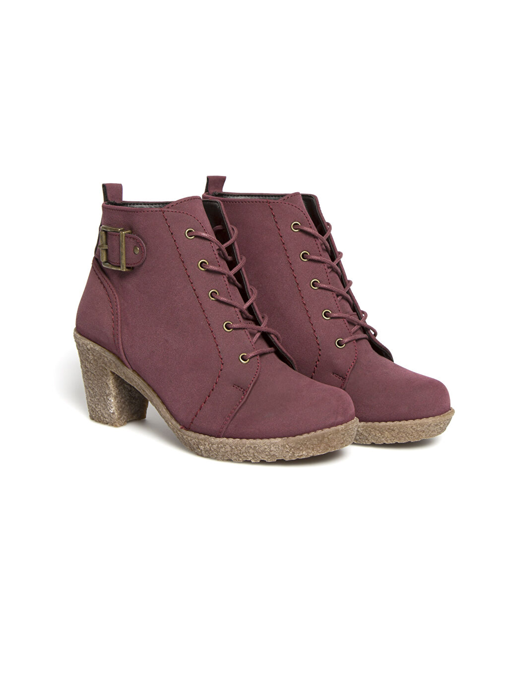 Bottes ROUGE BORDEAUX Femme