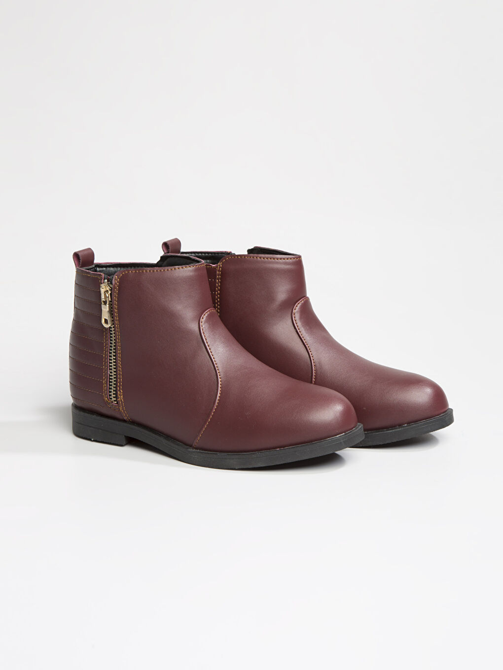 Bottes ROUGE BORDEAUX Femme