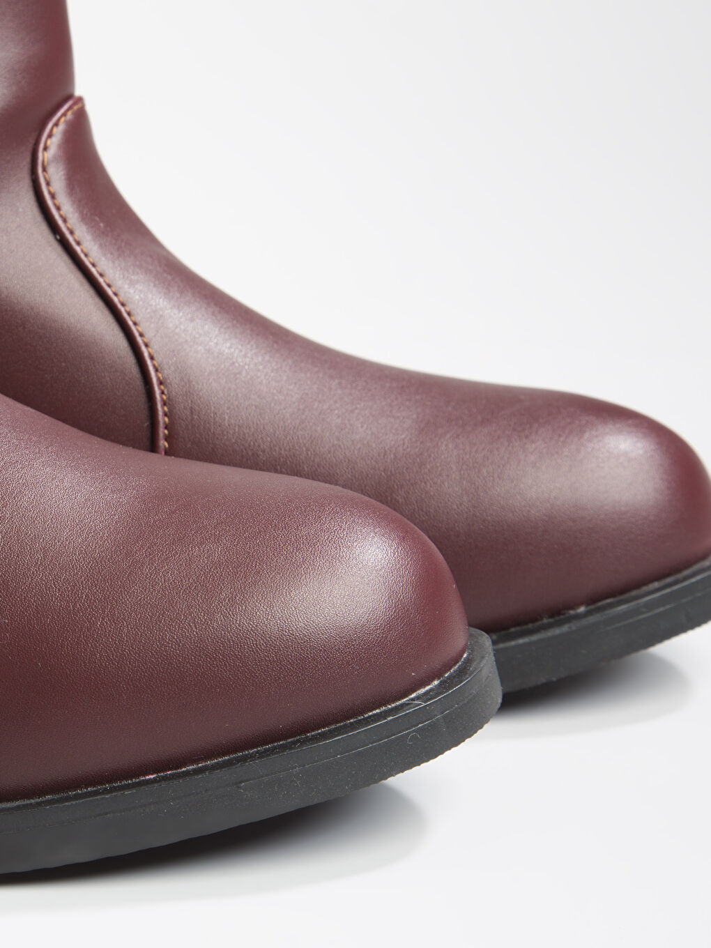 Bottes ROUGE BORDEAUX Femme-3