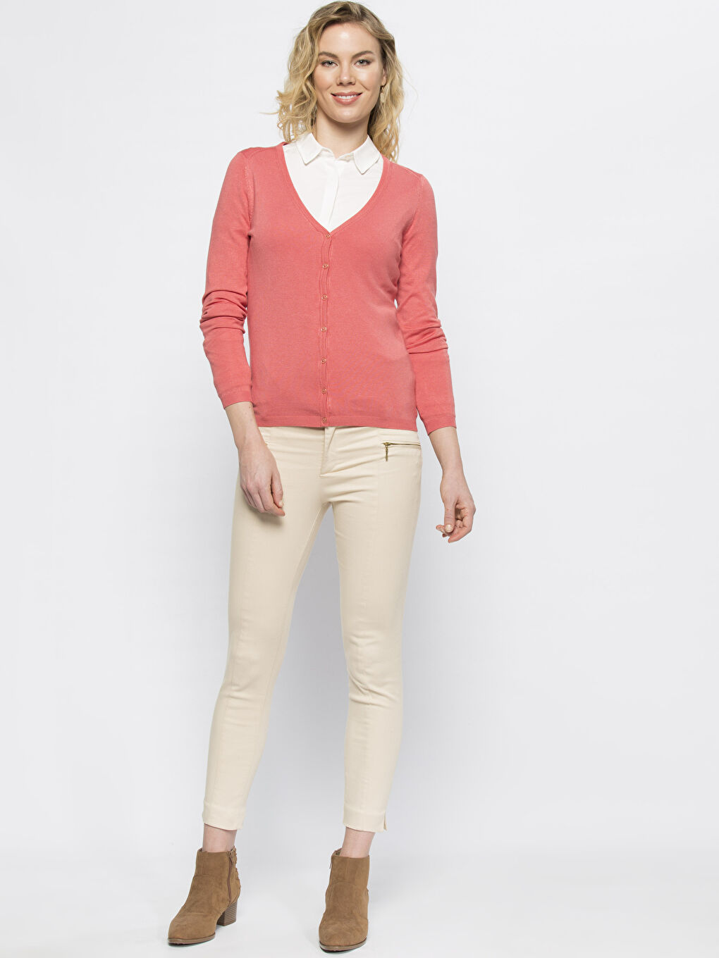 Koyu Mercan Hırka-2