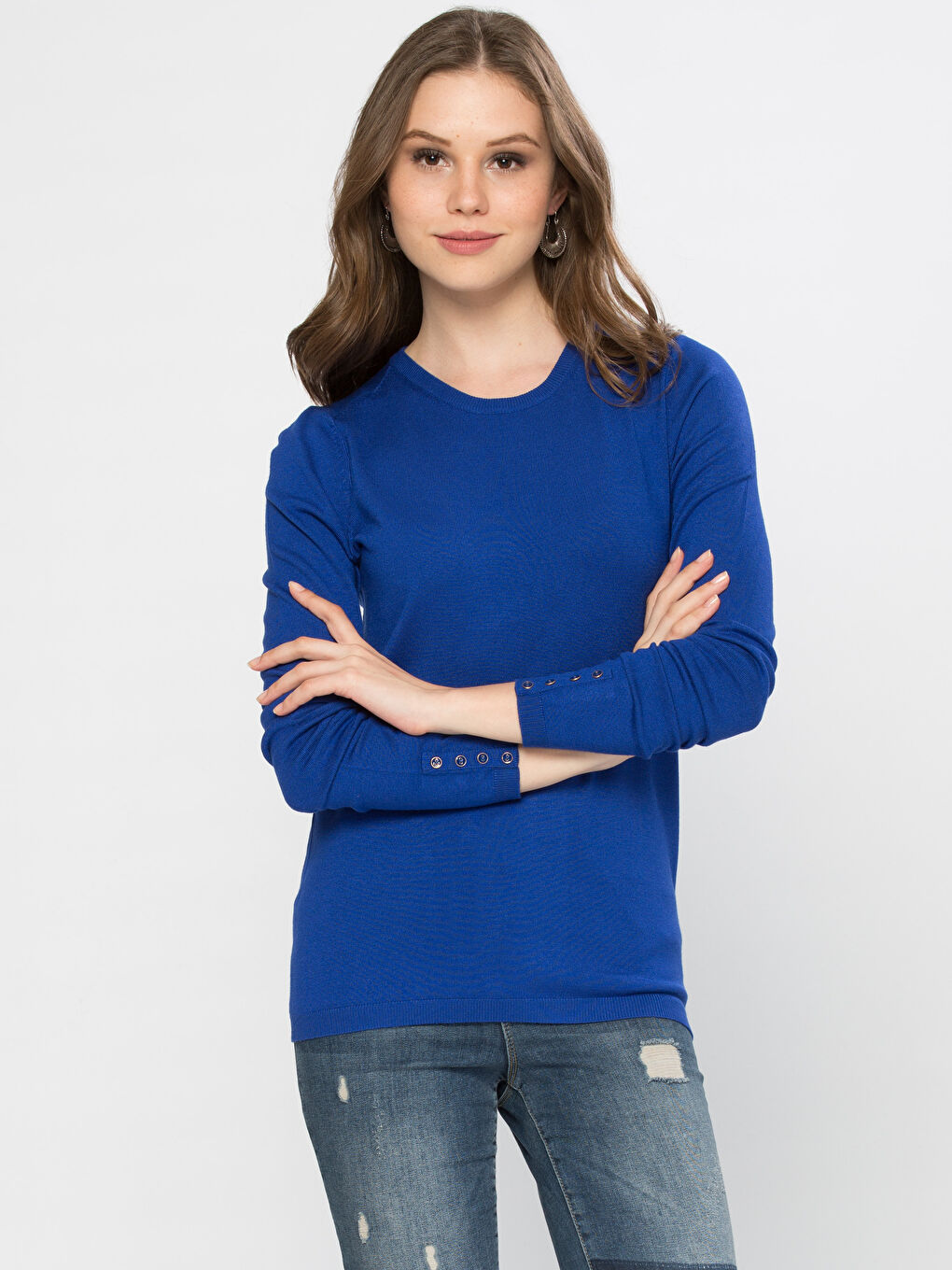 Pull-over BLEU Femme