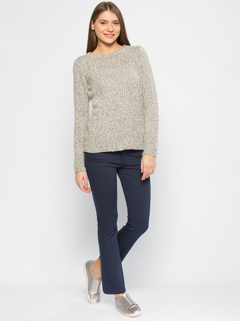 Woman BEIGE Sweater-2