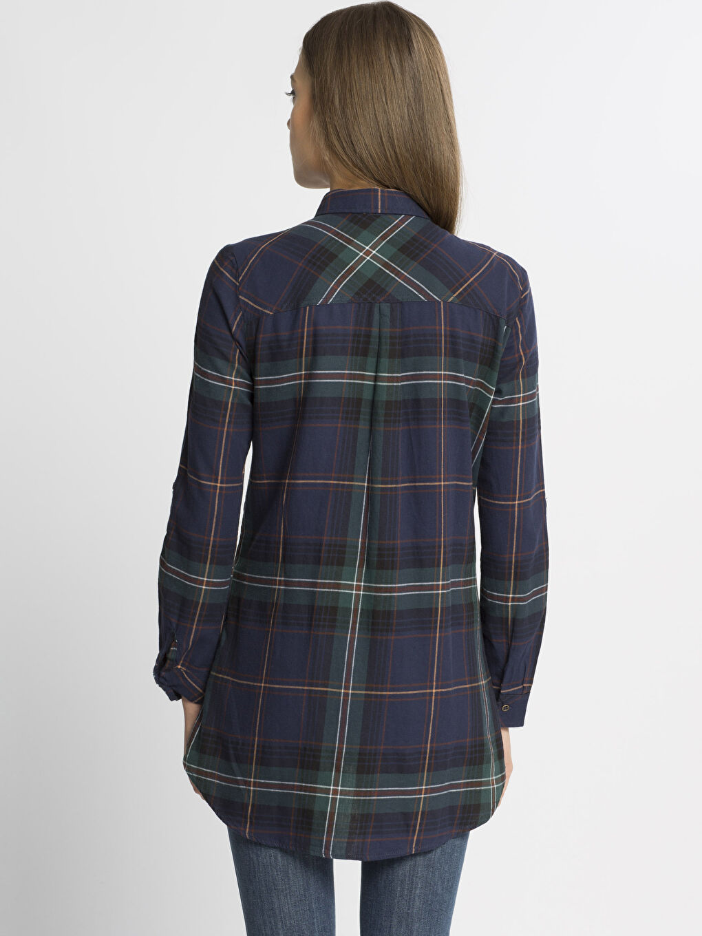 Yeşil Ekose Tunik-1