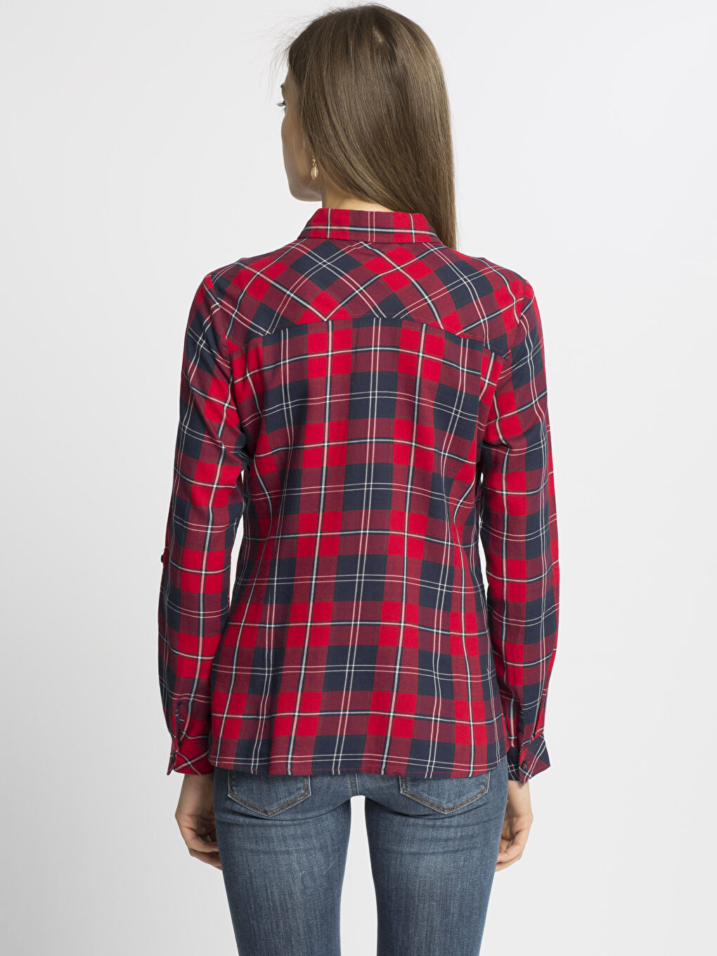 Kırmızı Ekose Gömlek-1