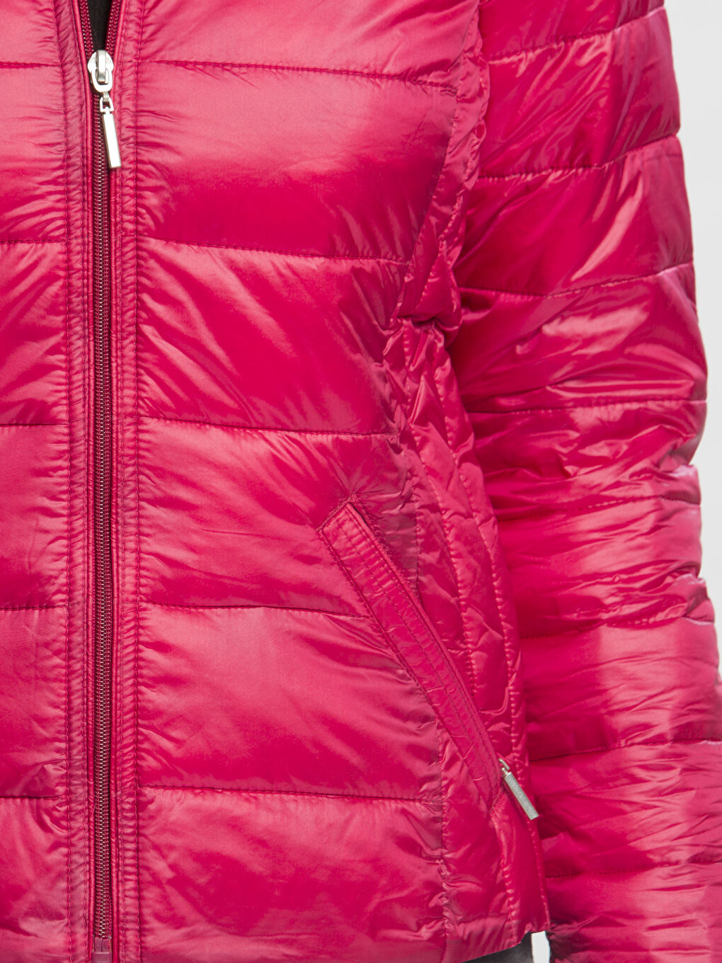 Fuşya Şişme Mont-3