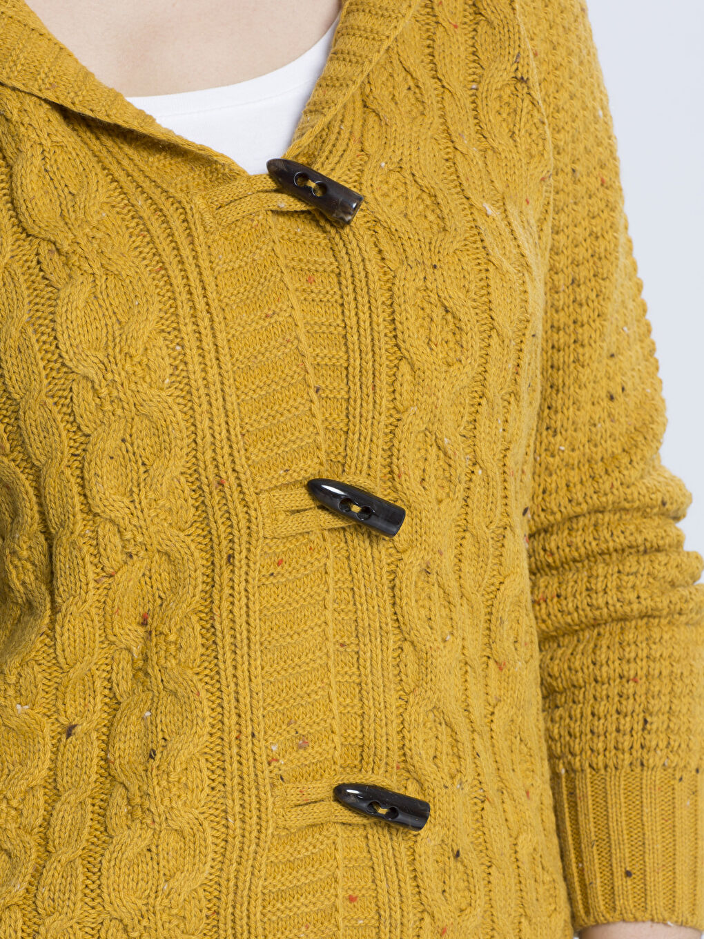 Woman YELLOW Cardigan-3