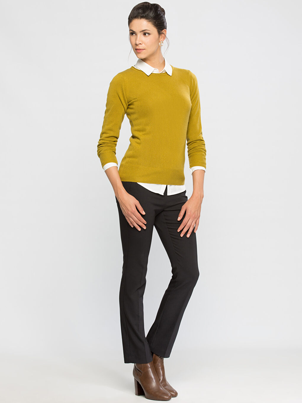 Zeytin Yeşili Kazak-2