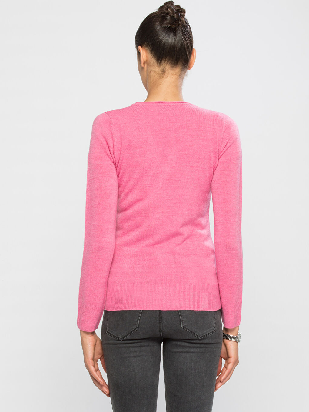 Gül Pembe Melanj Kazak-1