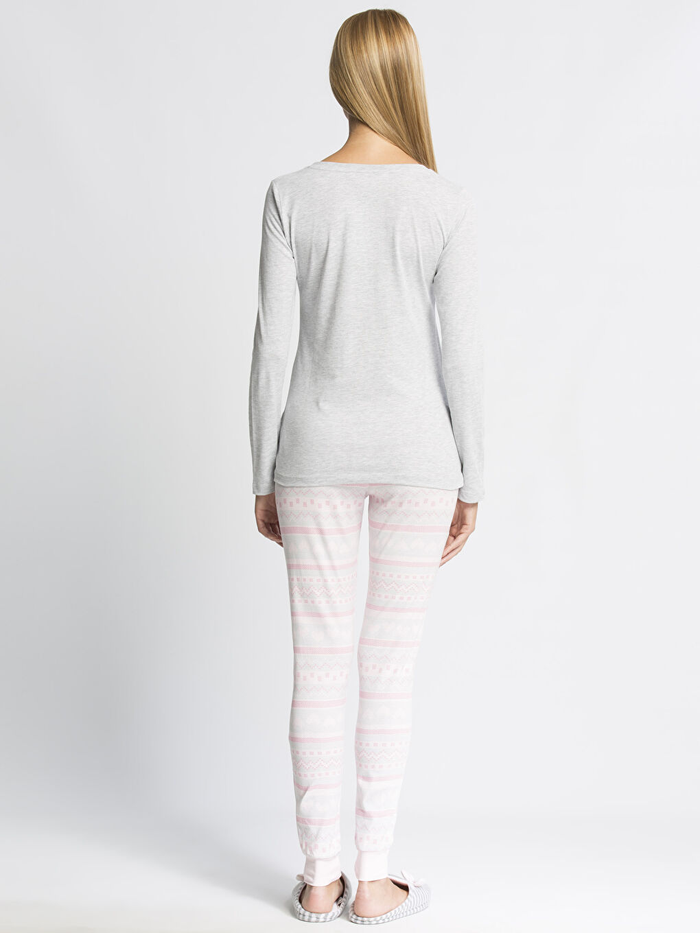 Ensemble de pyjama GRIS Femme-1