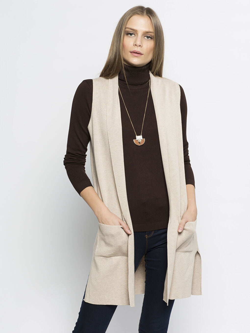 Yulaf Beji Melanj Yelek