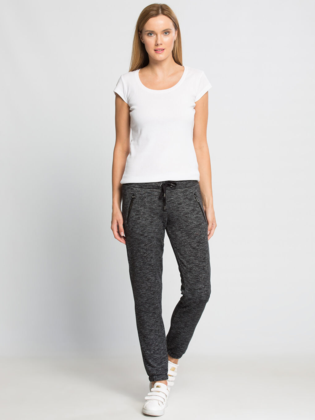 Woman ANTHRACITE Sweatpants-2