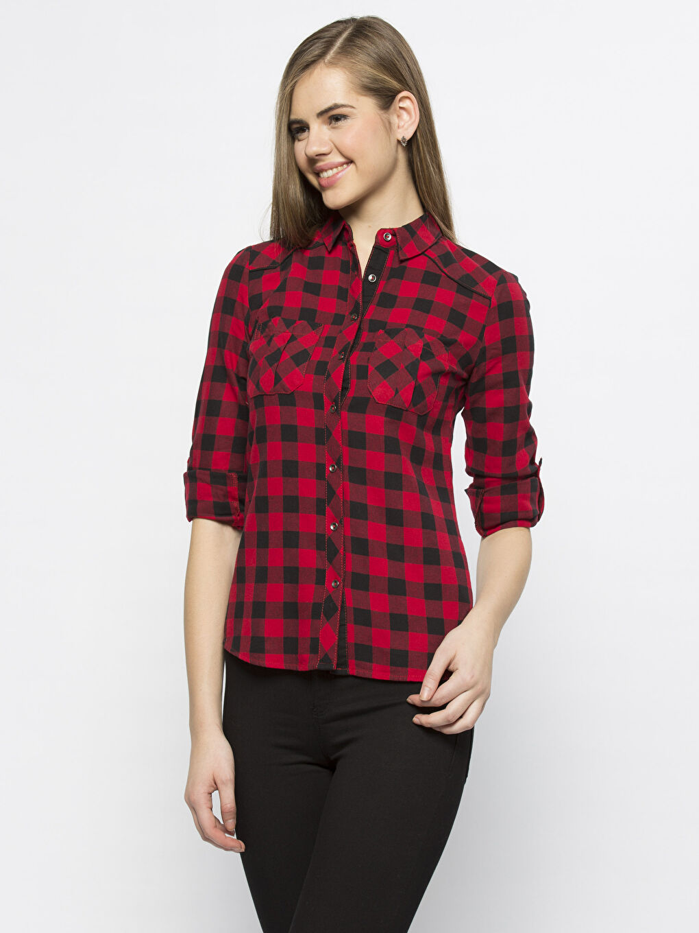 Kırmızı Ekose Gömlek