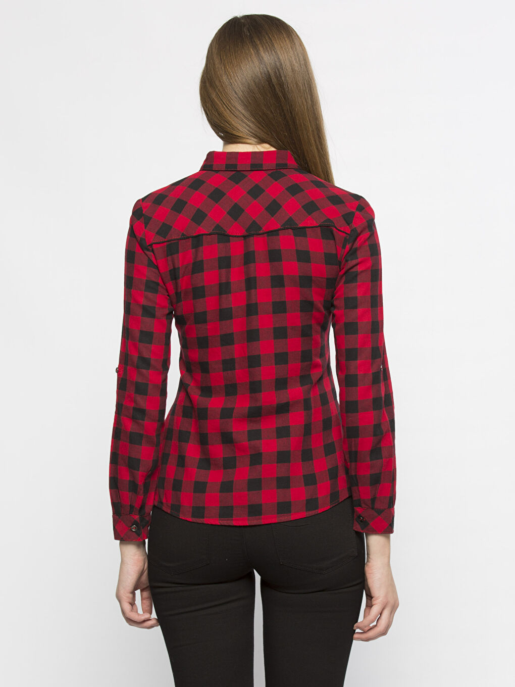 Kırmızı Ekose Gömlek-1