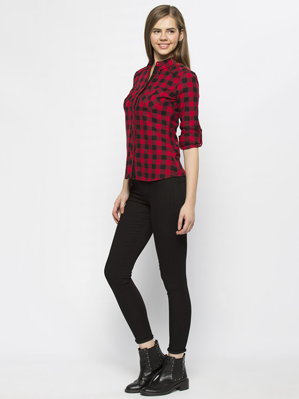 Kırmızı Ekose Gömlek-2