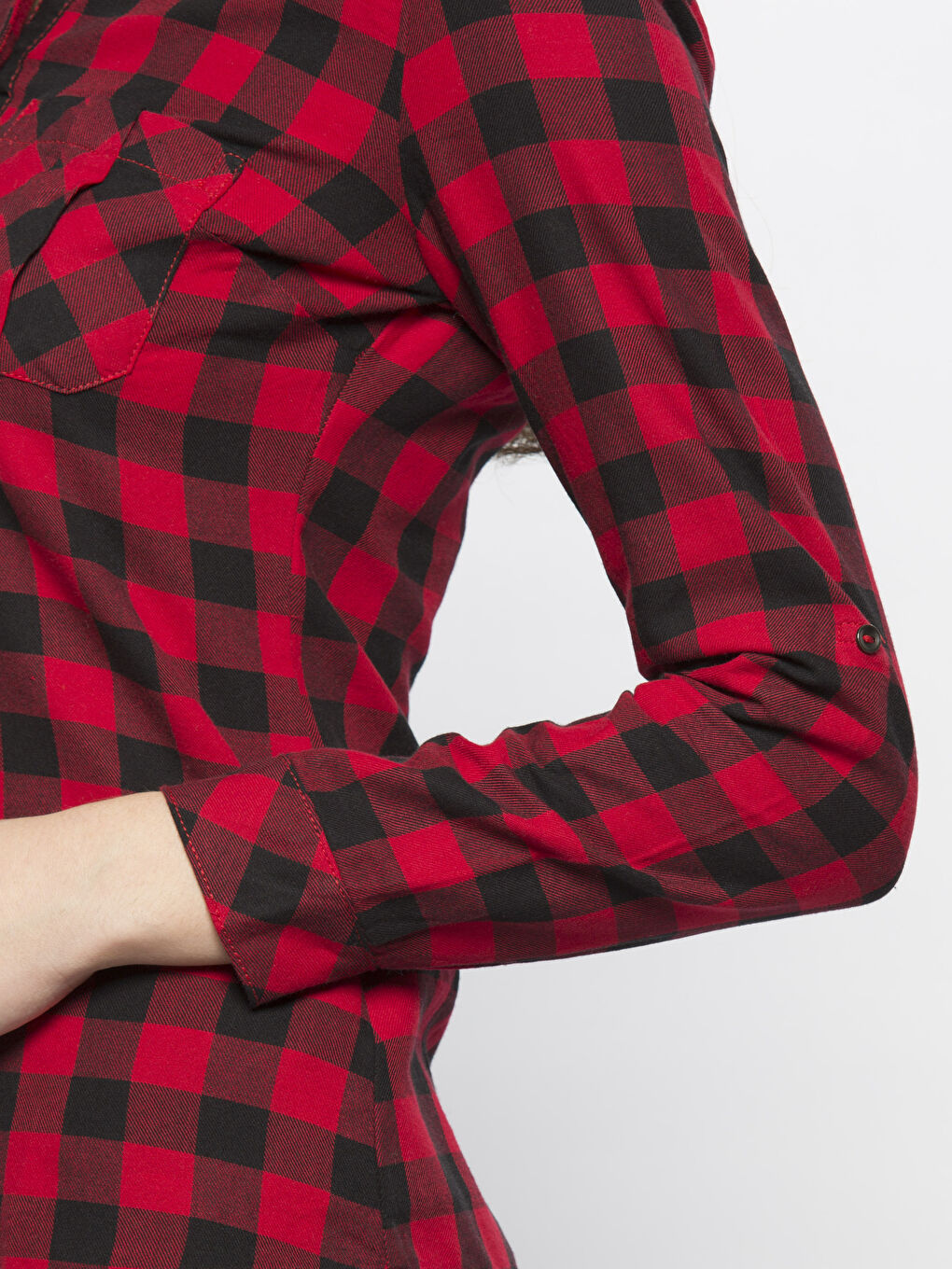Kırmızı Ekose Gömlek-3