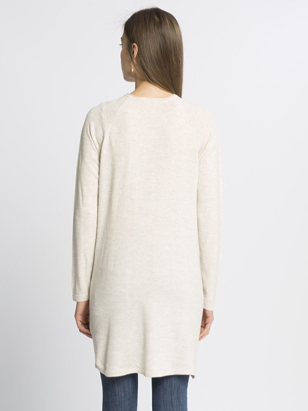 Crew Neck Plain Tunic-1