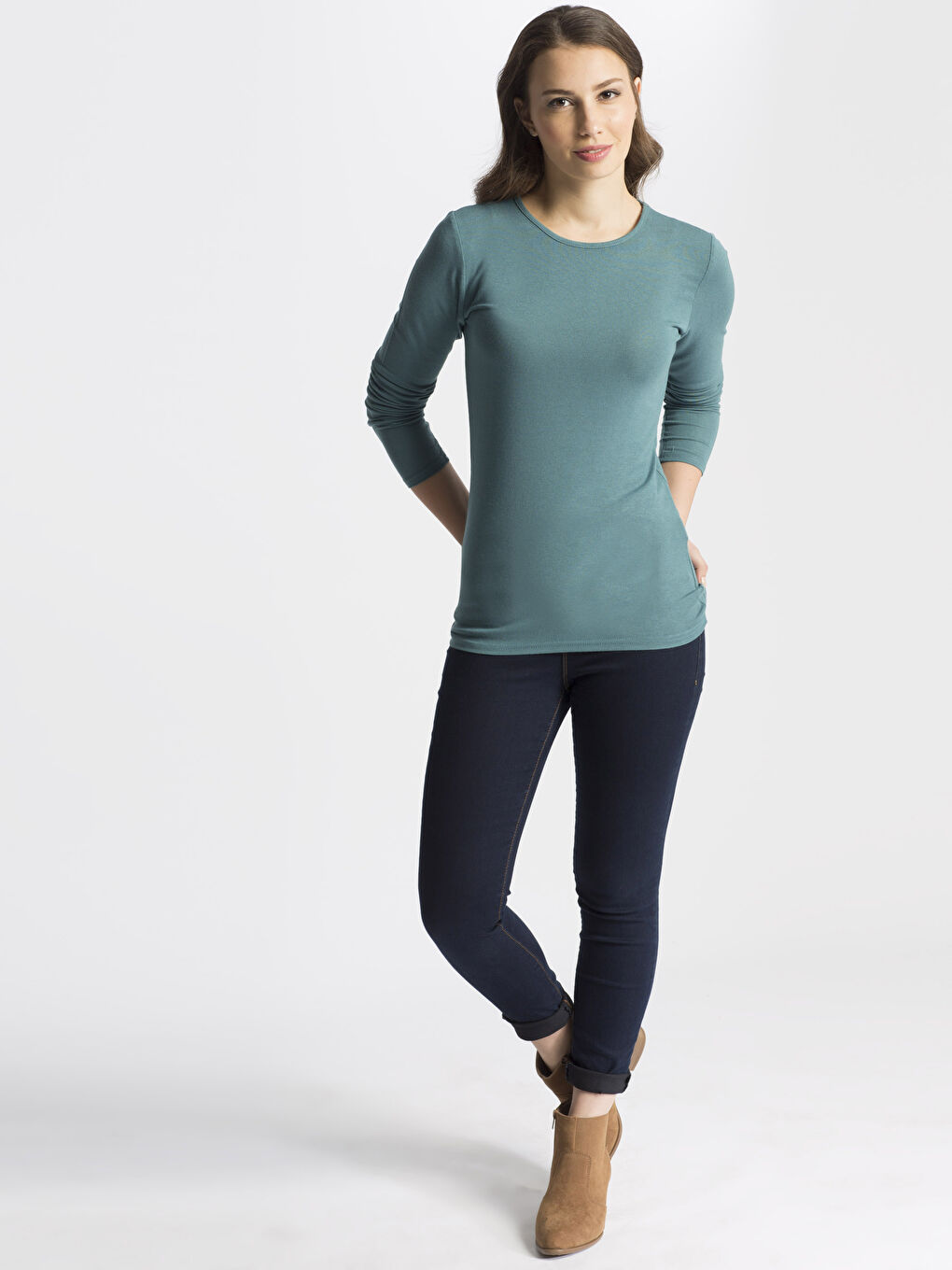 K.Turkuaz Tişört-2