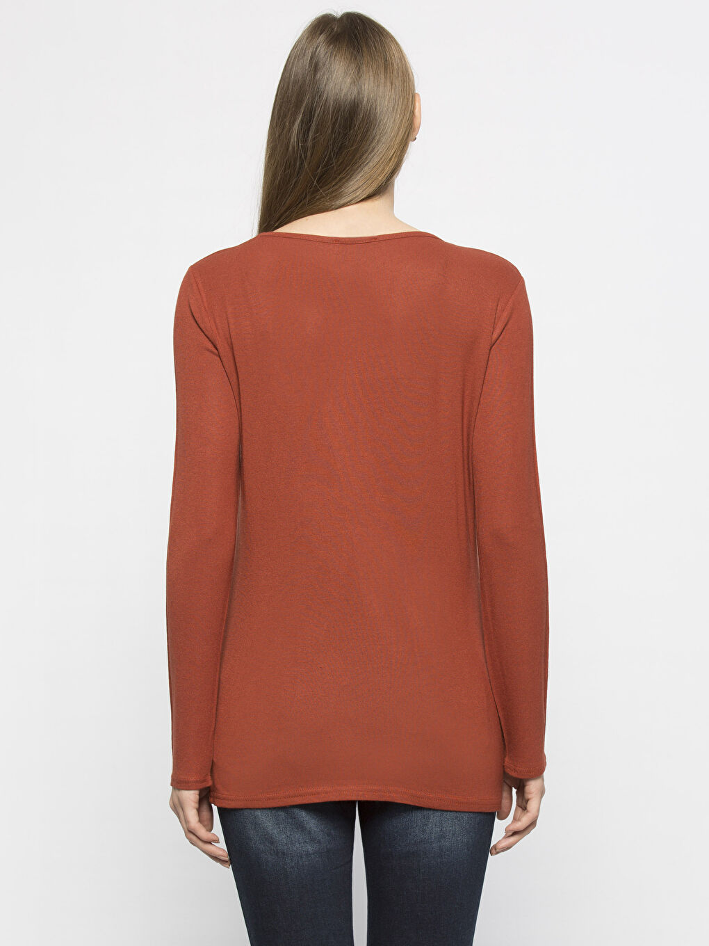 Yanık Turuncu Tişört-1