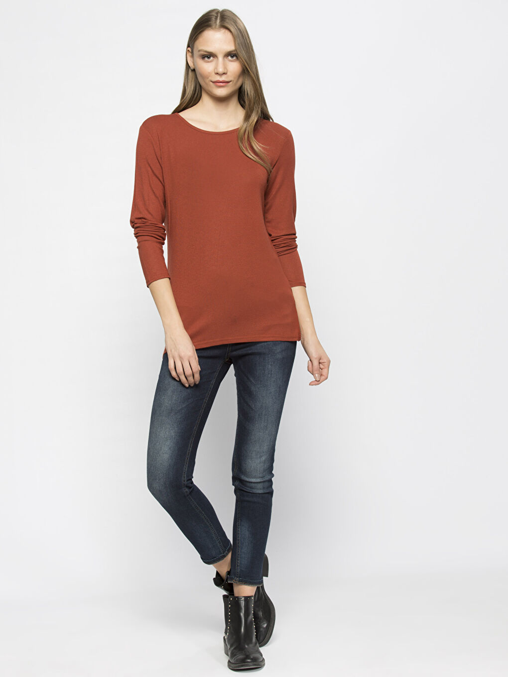 Yanık Turuncu Tişört-2