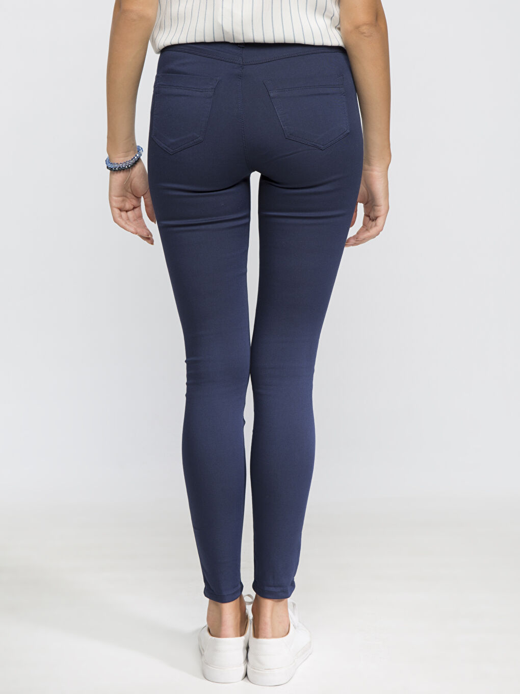 Lacivert Mercury Skinny Fit Kadın Jean Pantolon-1