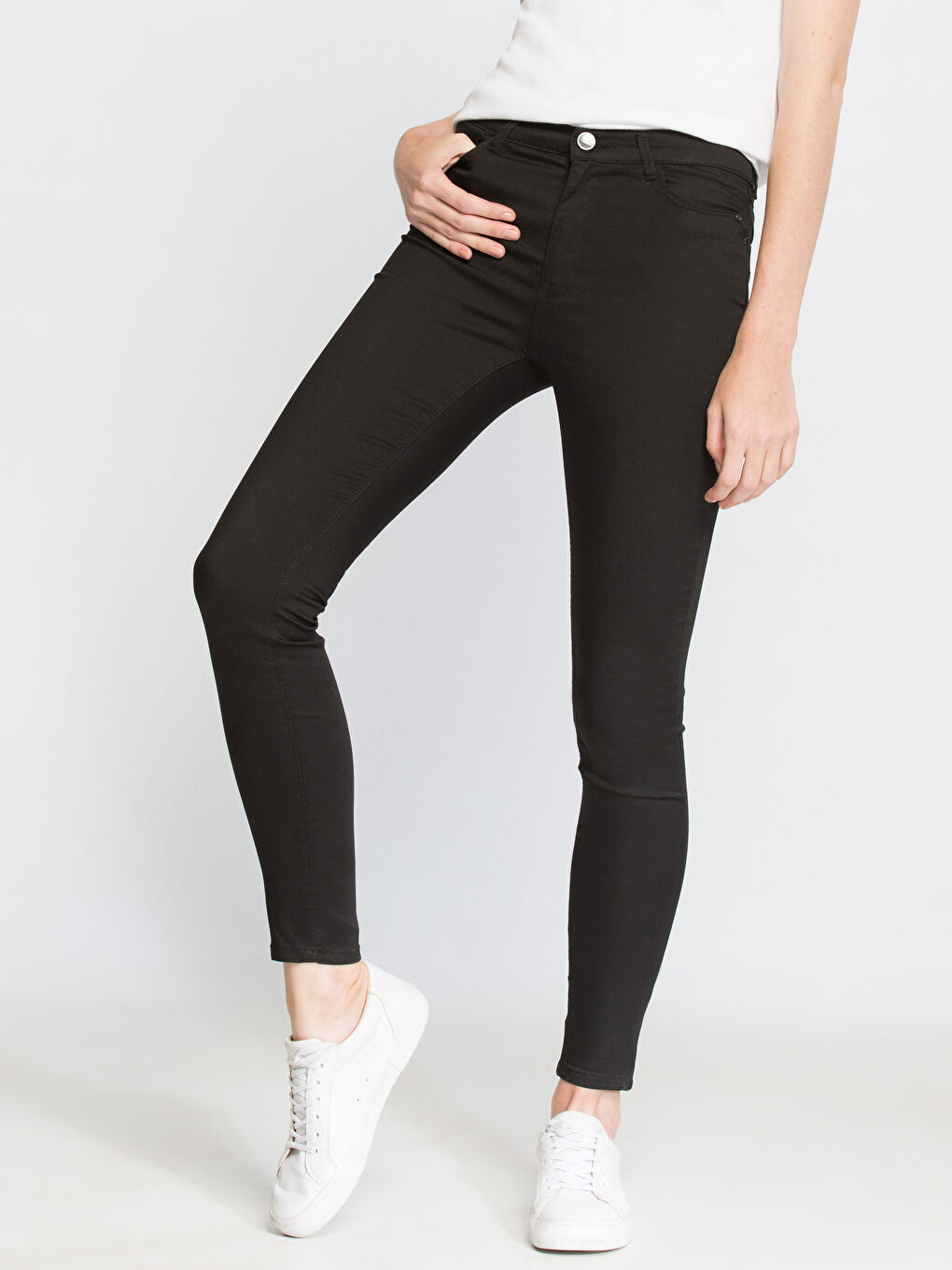 Siyah Mercury Skinny Fit Kadın Jean Pantolon