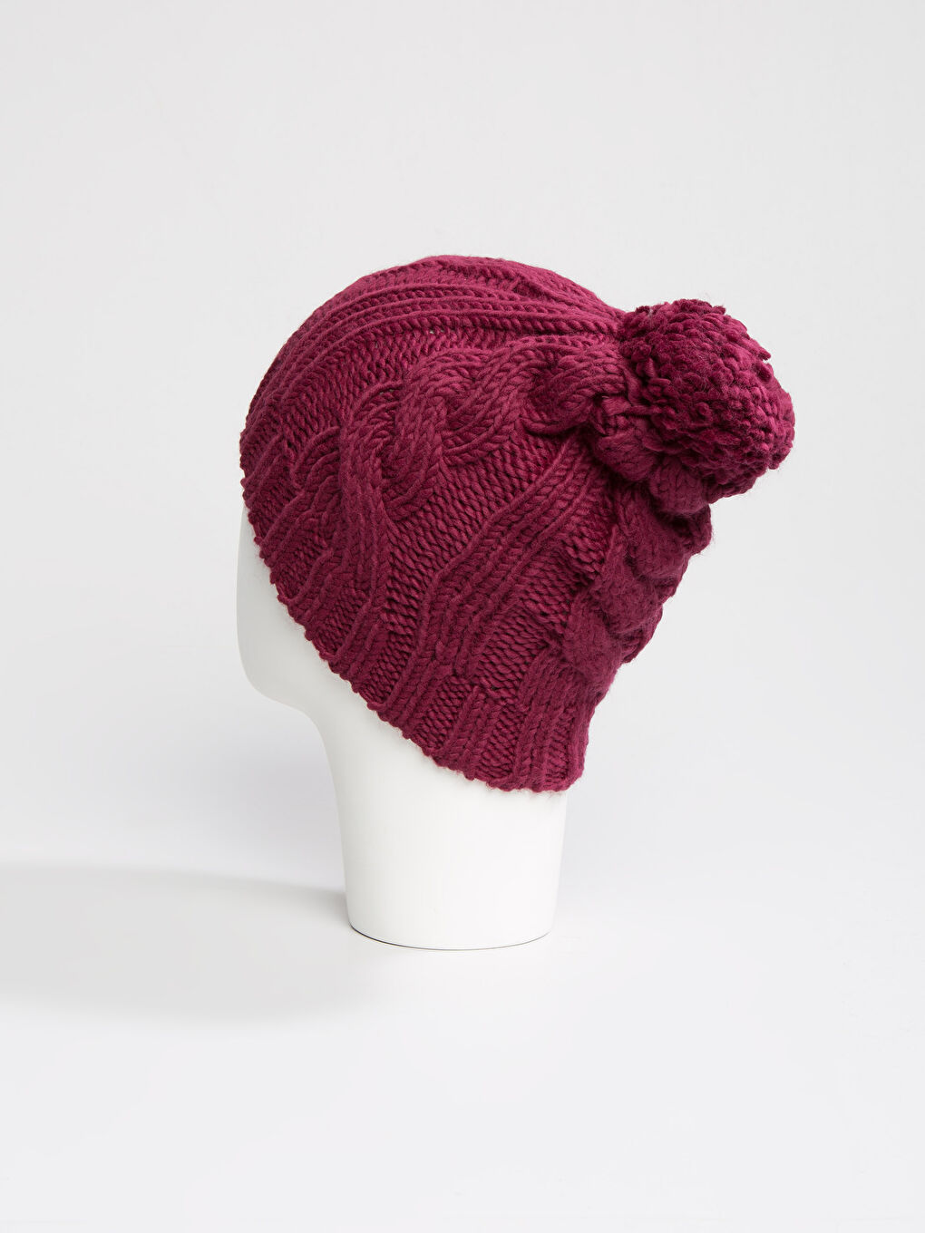 Bonnet ROUGE BORDEAUX Femme-1
