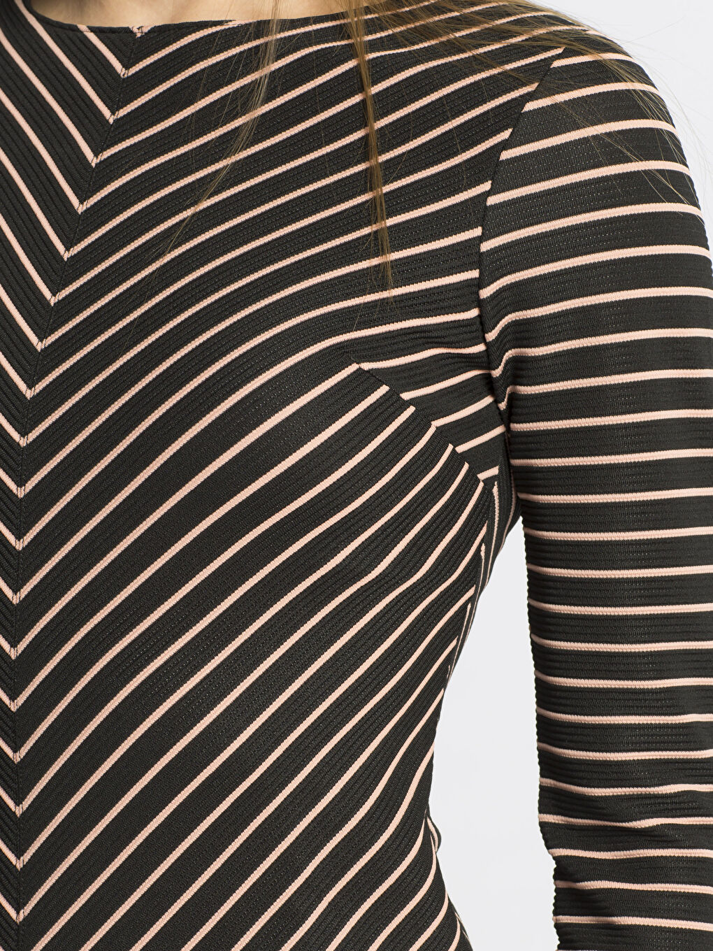 Kahverengi Kahve Baskılı Elbise-2