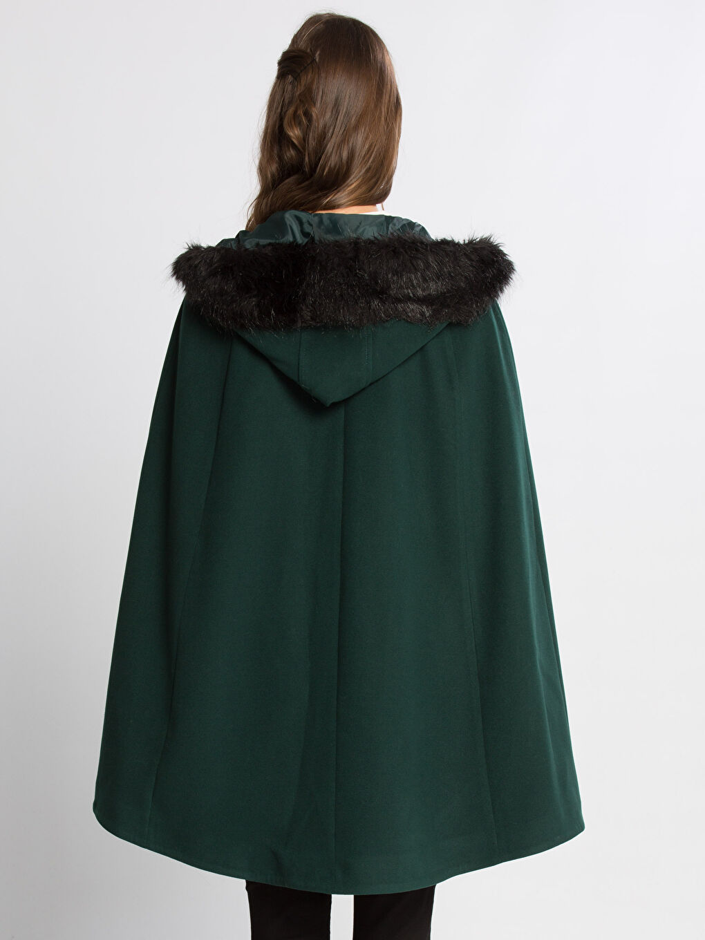 K.Yeşil Kaşe Kaban-1