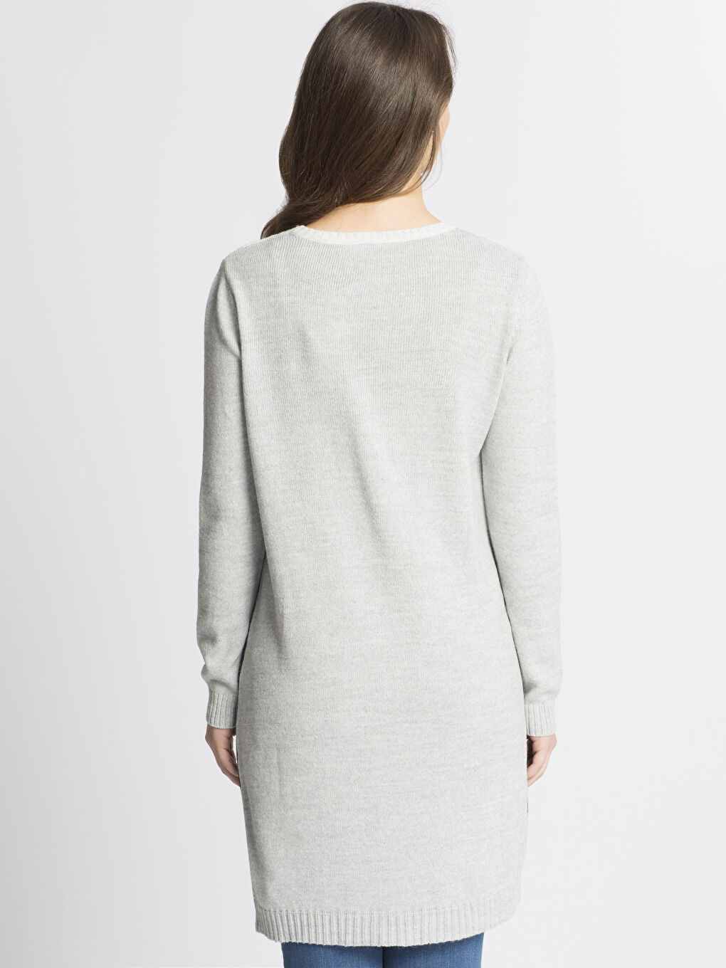 Lacivert Çizgili Tunik-1