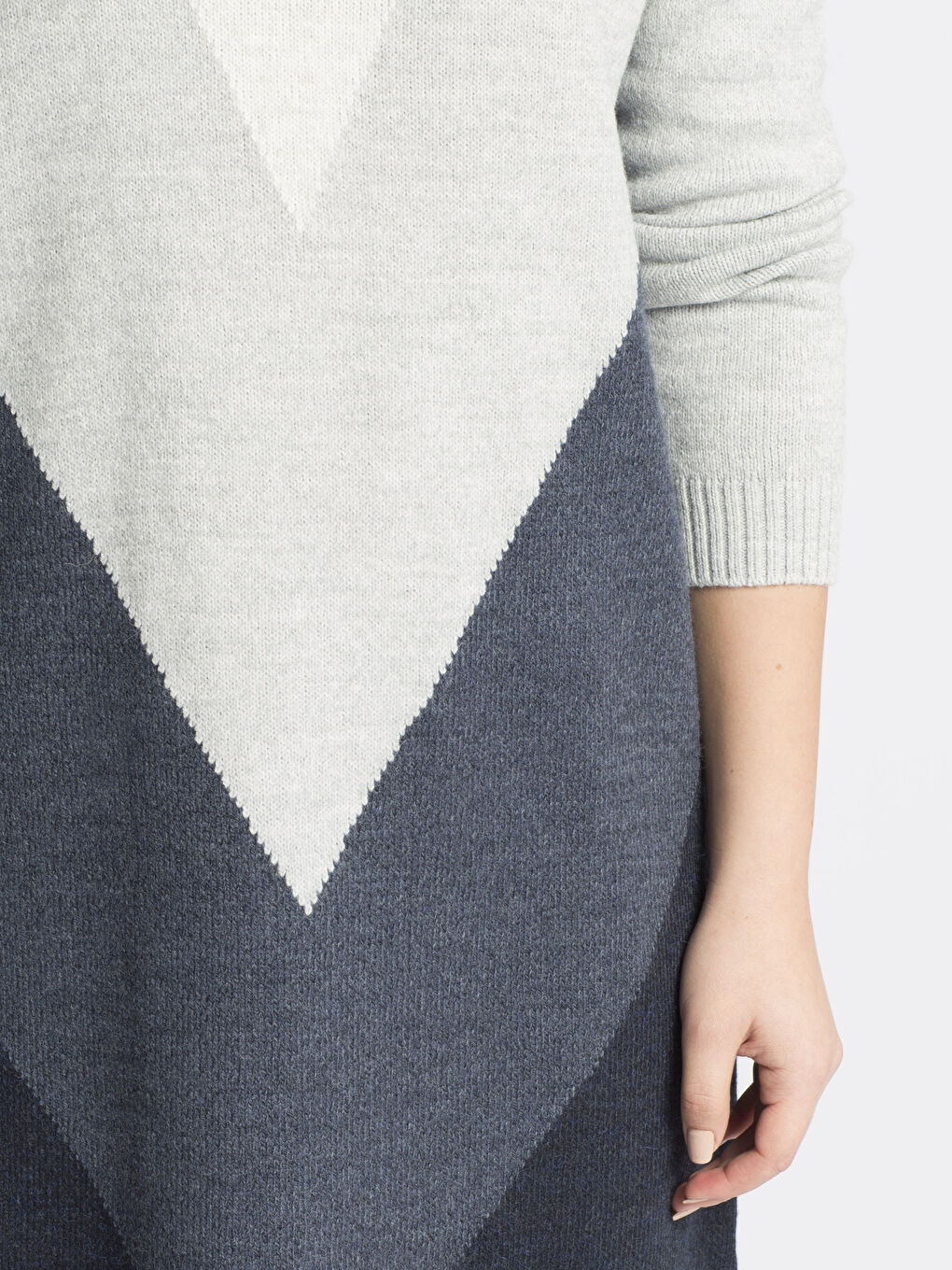 Lacivert Çizgili Tunik-3