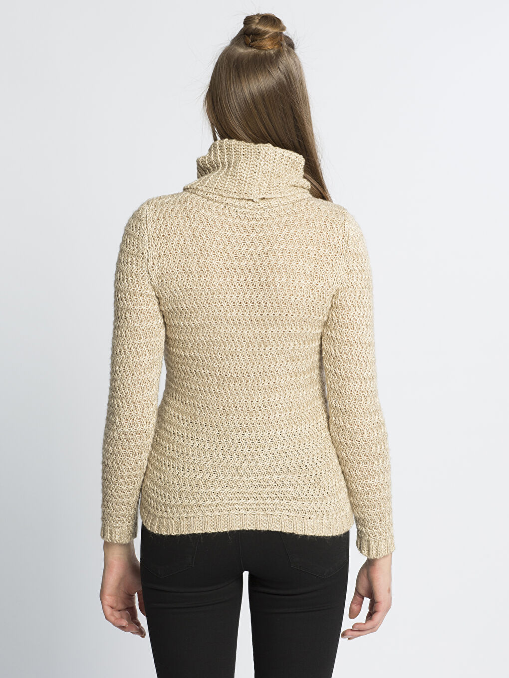 LCW Vision Frau BEIGE Pullover -6K7586Z8-DEE