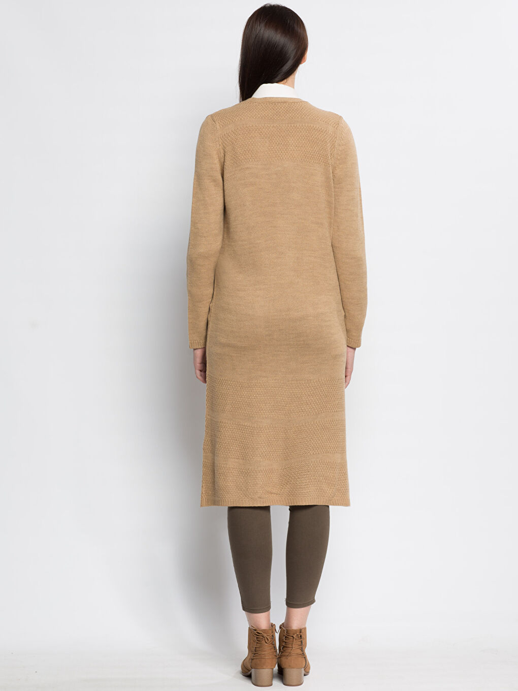 Bej Deve Tüyü Hırka-1