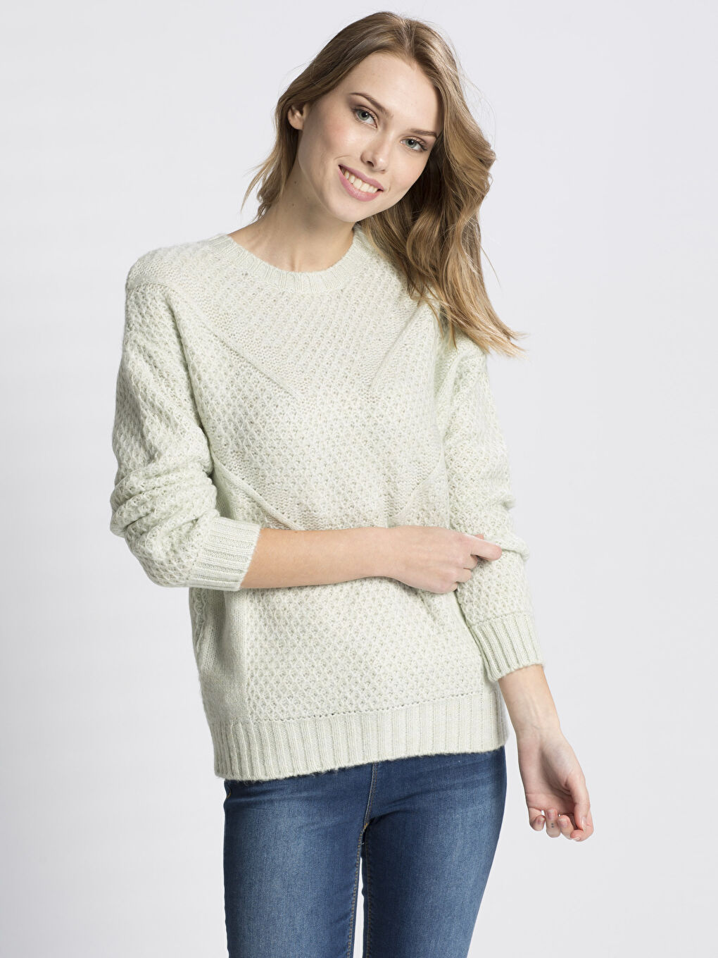 Turkuaz Uçuk Su Mavisi Kazak