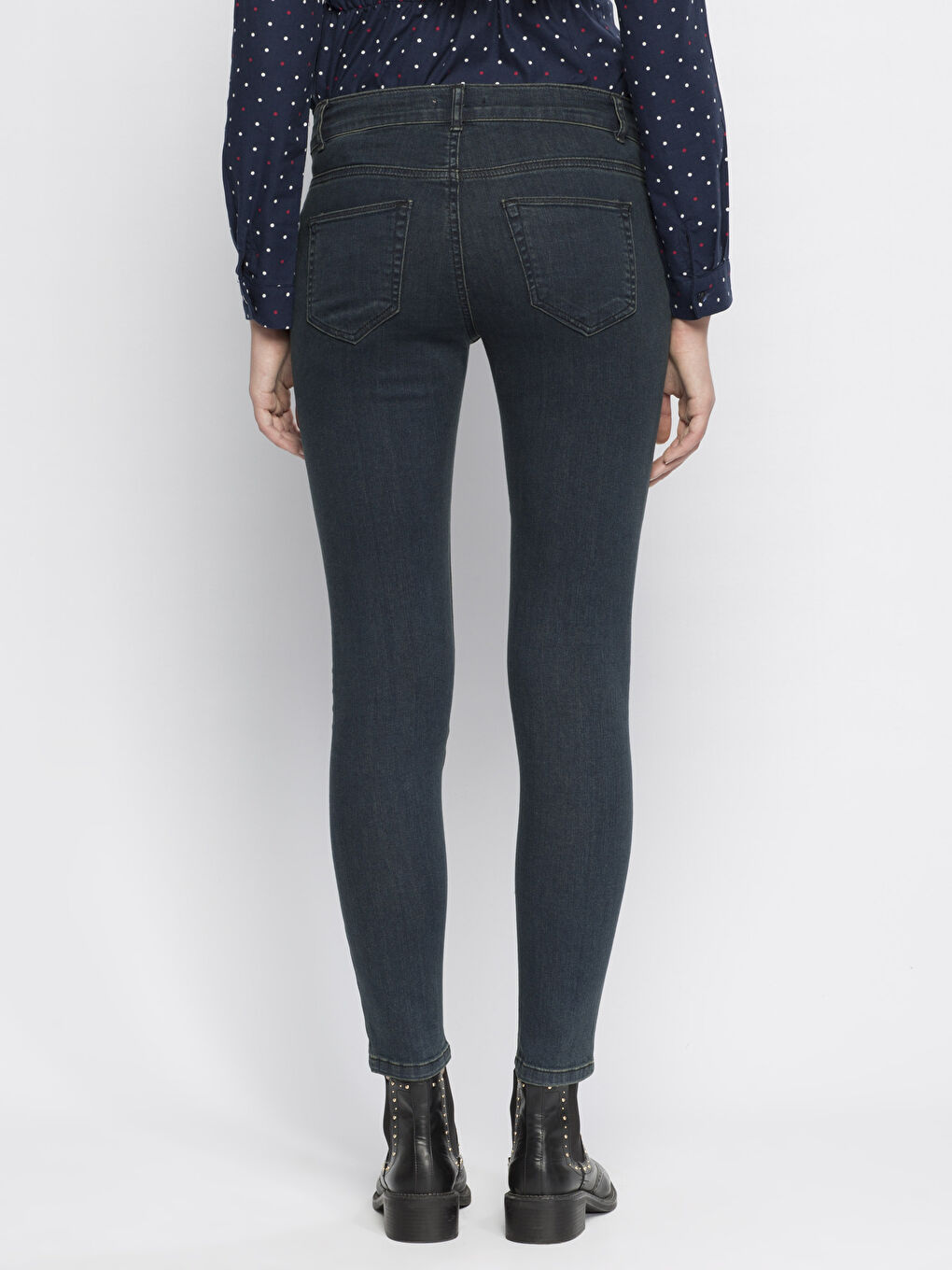 İndigo Koyu Rodeo Jean Pantolon-1