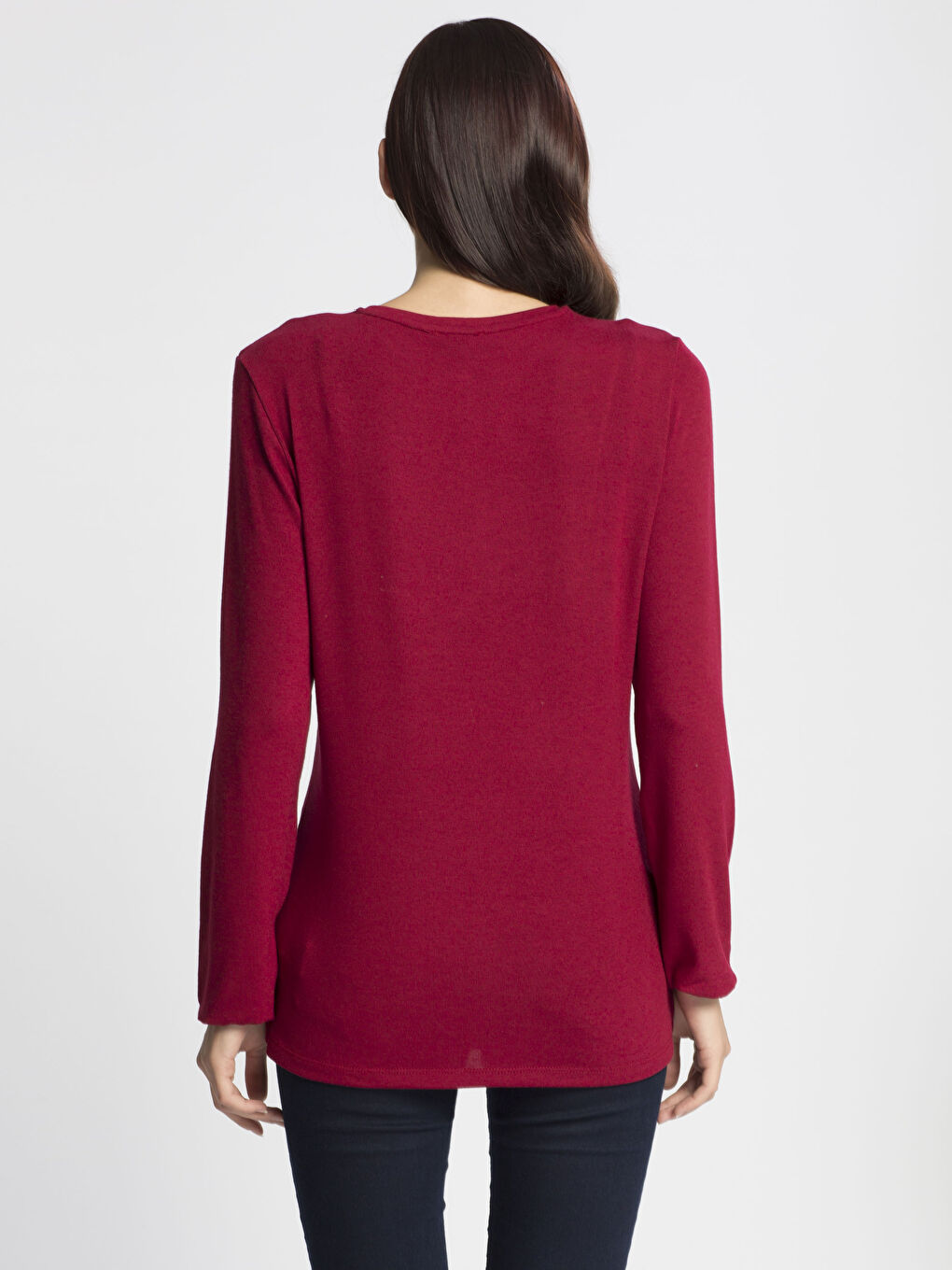 Koyu Kırmızı Tişört-1