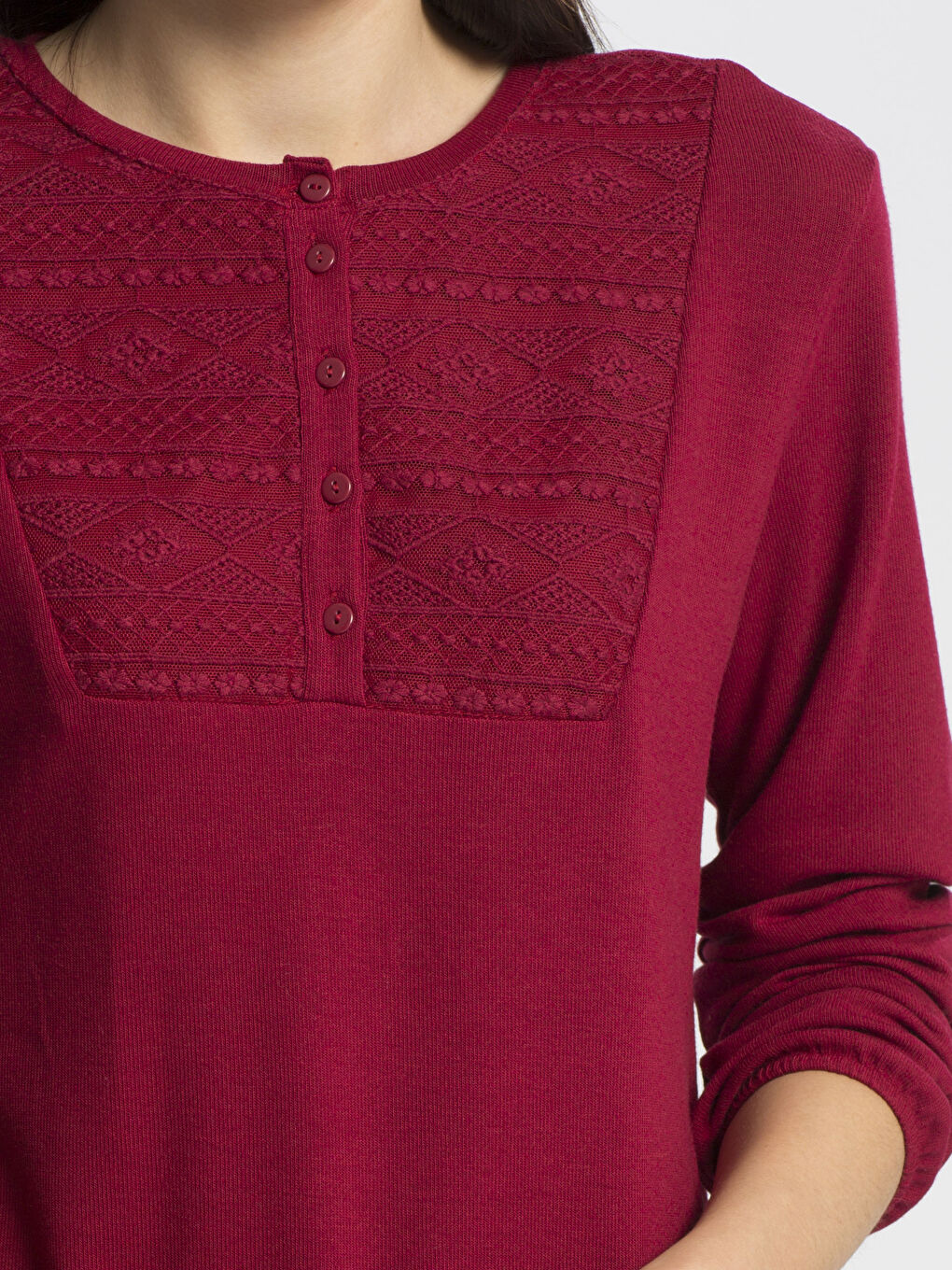 Koyu Kırmızı Tişört-3