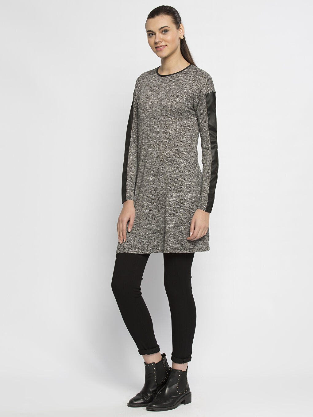 Gri Melanj Tunik-2