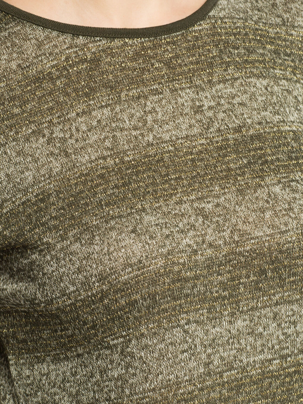 Beyaz-Açık Gri-Lila Tişört-3