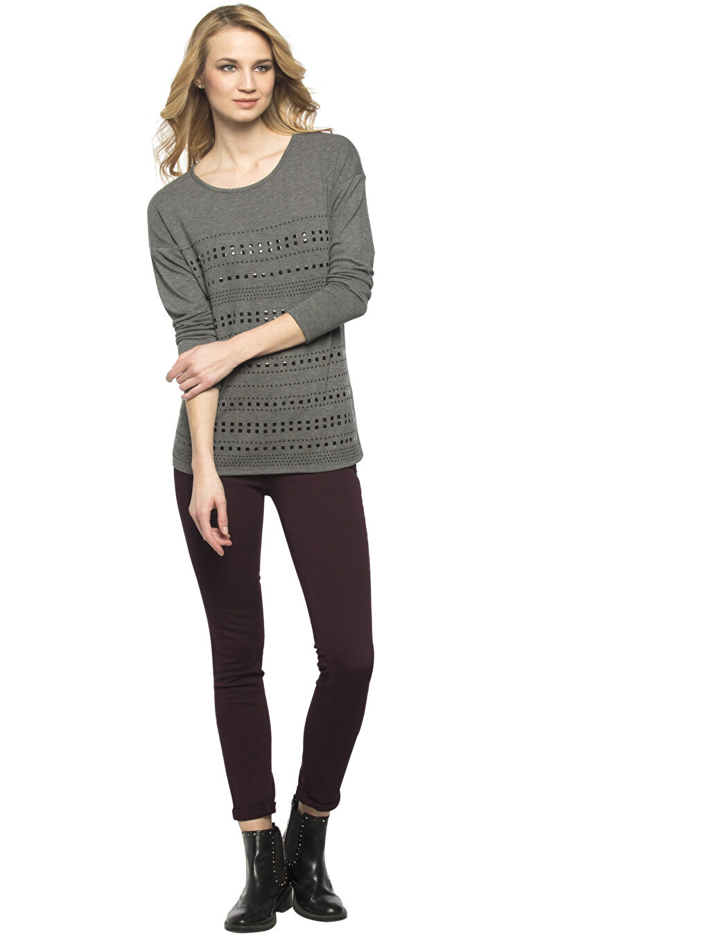 Antrasit Mel. Tişört-2